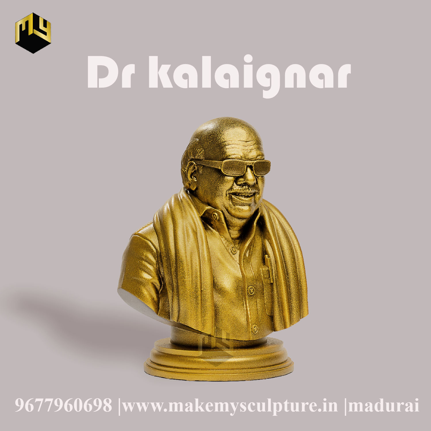 Kalaignar M. Karunanidhi Sculpture - Image 5